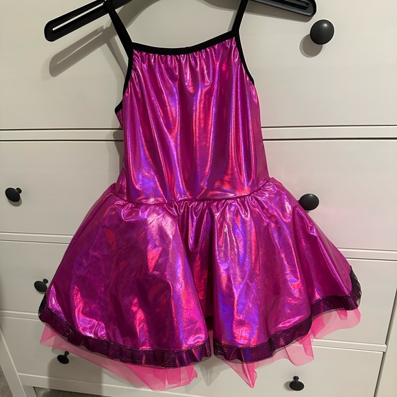 Perfect Barbie outfit! Fuscia pink tutu with matching scrunchies & sequin jacket - Picture 2 of 5